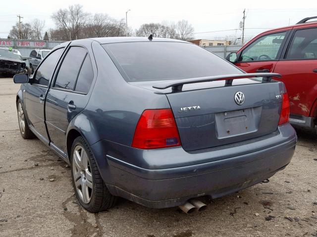 3VWSE69M53M118420 - 2003 VOLKSWAGEN JETTA GLS GRAY photo 3