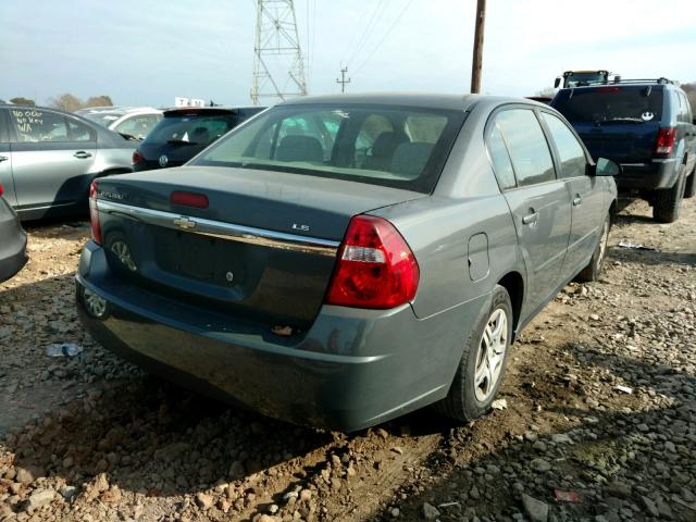 1G1ZS58F28F125543 - 2008 CHEVROLET MALIBU LS ნაცრისფერი ფოტო 4