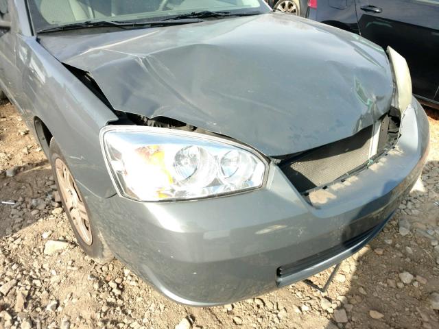 1G1ZS58F28F125543 - 2008 CHEVROLET MALIBU LS ნაცრისფერი ფოტო 9