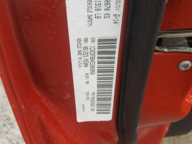 1C3CDFBB4ED903050 - 2014 DODGE DART SXT RED photo 10