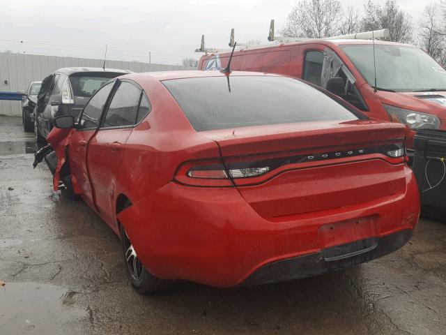 1C3CDFBB4ED903050 - 2014 DODGE DART SXT RED photo 3