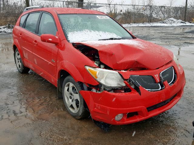 5Y2SL63845Z420027 - 2005 PONTIAC VIBE RED photo 1