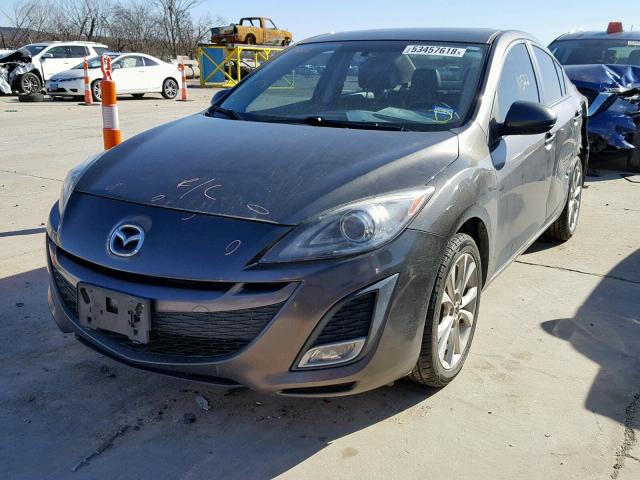 JM1BL1S57A1305425 - 2010 MAZDA 3 S CHARCOAL photo 2