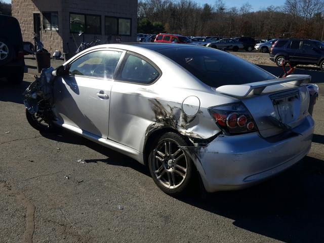 JTKDE167380221152 - 2008 TOYOTA SCION TC Gümüş foto 3