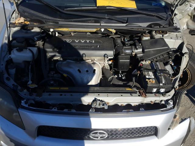 JTKDE167380221152 - 2008 TOYOTA SCION TC Gümüş foto 7