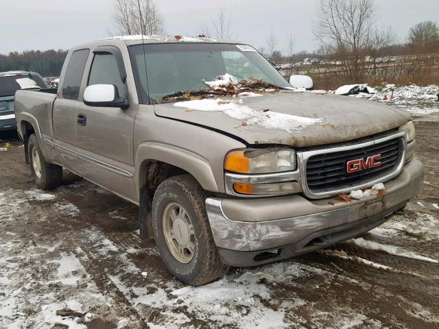 1GTEK19T41E125025 - 2001 GMC NEW SIERRA TAN photo 1