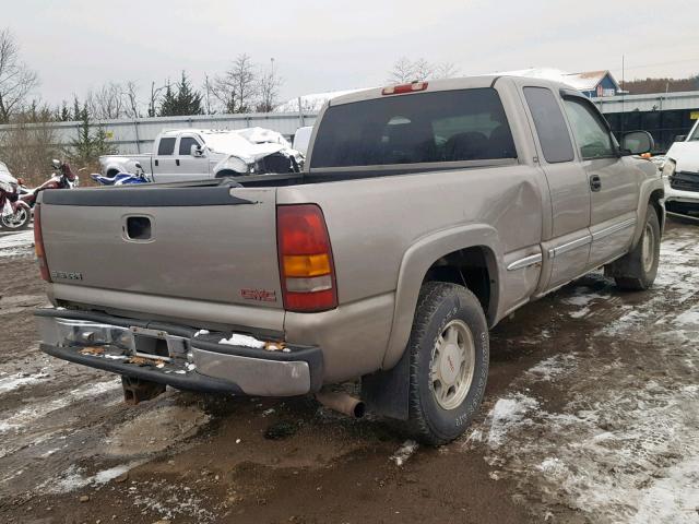 1GTEK19T41E125025 - 2001 GMC NEW SIERRA TAN photo 4