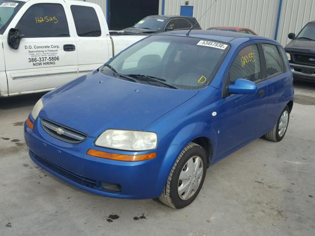 KL1TD66628B002923 - 2008 CHEVROLET AVEO BASE Mavi foto 2