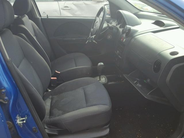 KL1TD66628B002923 - 2008 CHEVROLET AVEO BASE Mavi foto 5