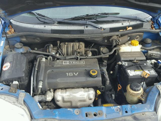 KL1TD66628B002923 - 2008 CHEVROLET AVEO BASE Mavi foto 7
