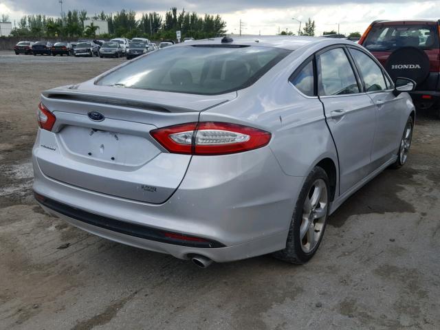 3FA6P0G71GR211376 - 2016 FORD FUSION S SILVER photo 4