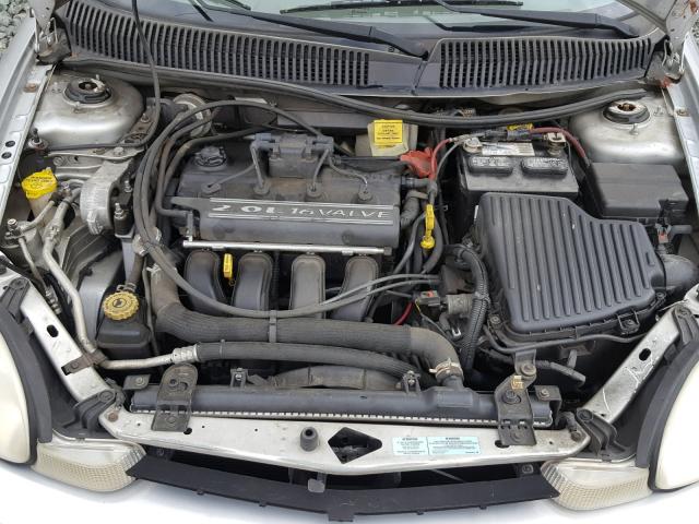 1B3ES46C21D101738 - 2001 DODGE NEON SE SILVER photo 7