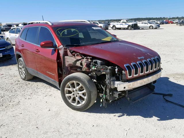 1C4PJLCB6GW355787 - 2016 JEEP CHEROKEE L RED photo 1