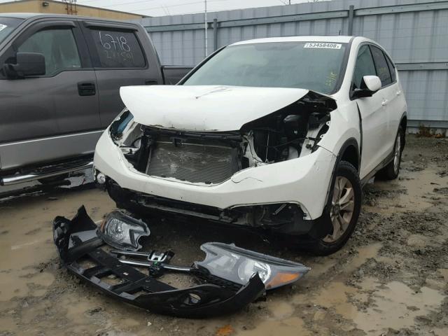 2HKRM4H72EH113253 - 2014 HONDA CR-V EXL WHITE photo 2