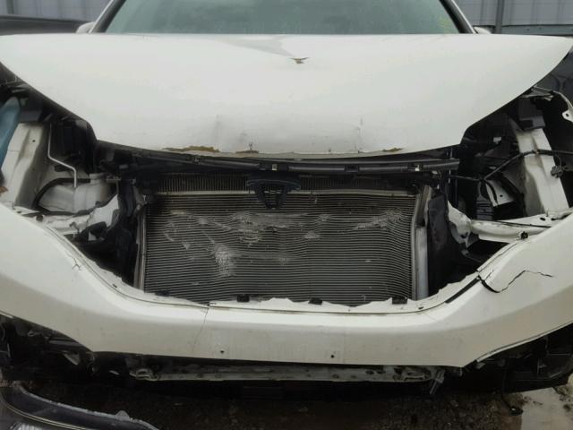 2HKRM4H72EH113253 - 2014 HONDA CR-V EXL WHITE photo 9