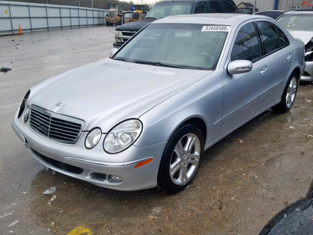 WDBUF56J16A962659 - 2006 MERCEDES-BENZ E 350 SILVER photo 2