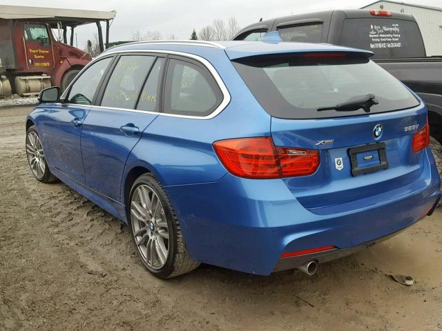 WBA3K5C56FK301202 - 2015 BMW 328 D BLUE photo 3