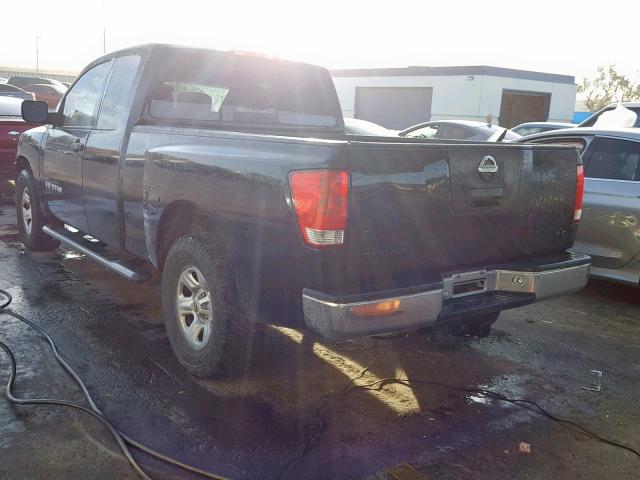 1N6BA06A95N540427 - 2005 NISSAN TITAN XE BLACK photo 3