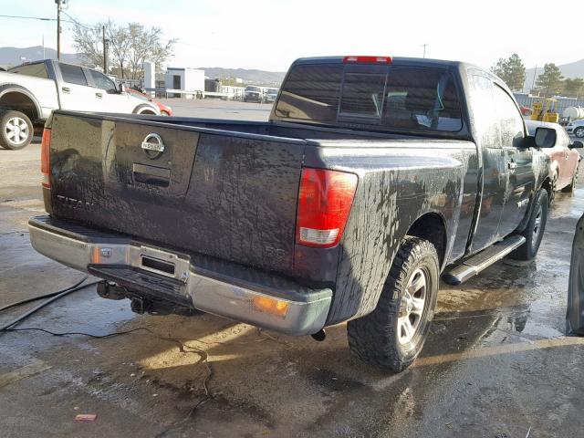 1N6BA06A95N540427 - 2005 NISSAN TITAN XE BLACK photo 4