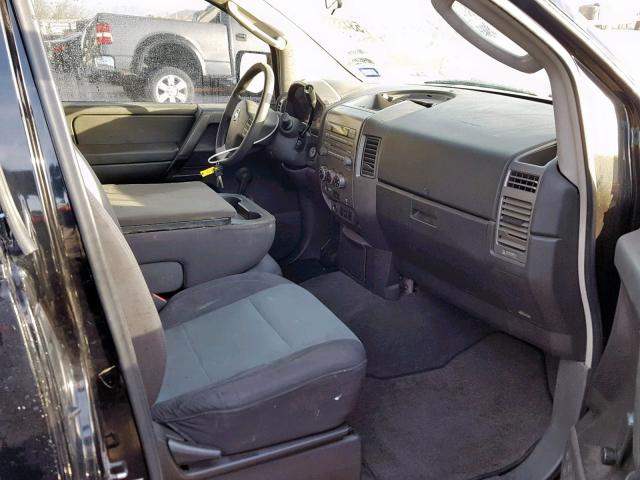 1N6BA06A95N540427 - 2005 NISSAN TITAN XE BLACK photo 5