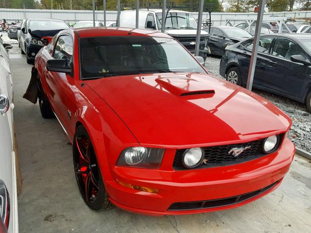 1ZVHT82H895109587 - 2009 FORD MUSTANG GT RED photo 1