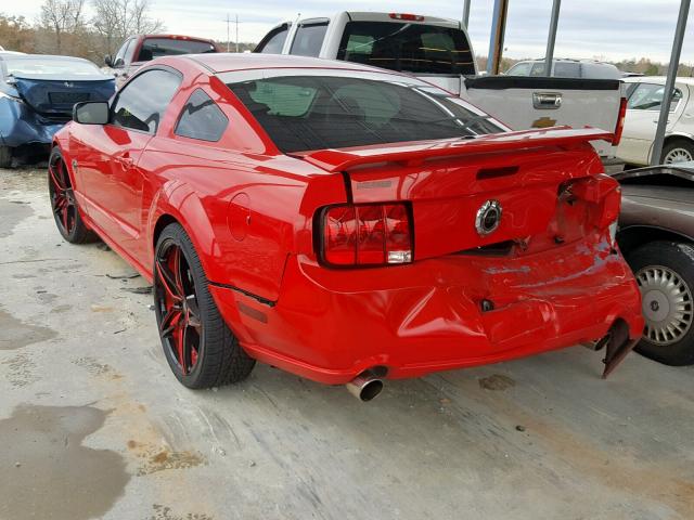 1ZVHT82H895109587 - 2009 FORD MUSTANG GT RED photo 3