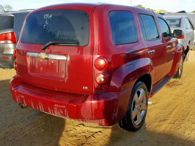 3GNDA33P07S573726 - 2007 CHEVROLET HHR LT MAROON photo 4