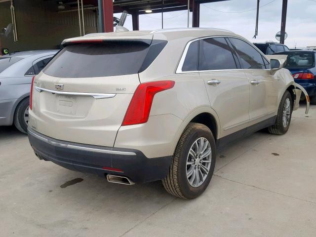 1GYKNBRS6HZ140484 - 2017 CADILLAC XT5 LUXURY BEIGE photo 4