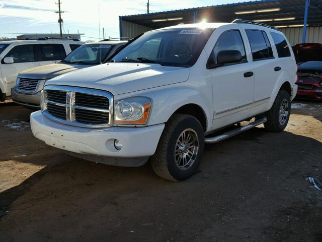 1D4HB58D55F591502 - 2005 DODGE DURANGO LI WHITE photo 2