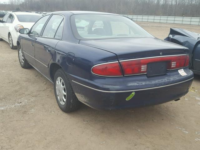 2G4WS52M4X1443179 - 1999 BUICK CENTURY CU BLUE photo 3