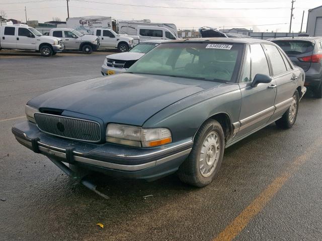 1G4HR52L5SH518926 - 1995 BUICK LESABRE LI BLUE photo 2