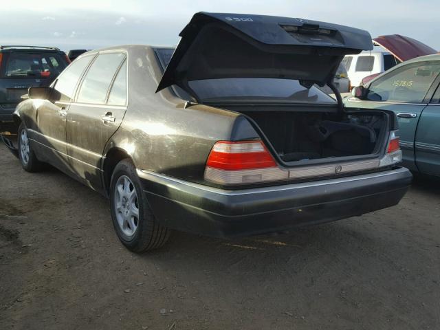 WDBGA51G8WA394028 - 1998 MERCEDES-BENZ S 500 BLACK photo 3