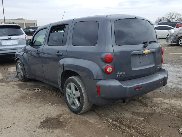 3GNCA23B09S613994 - 2009 CHEVROLET HHR LT GRAY photo 3