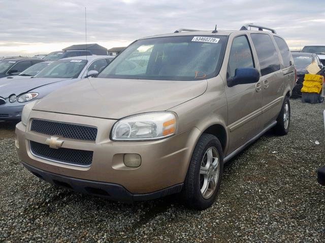 1GNDV33L95D252301 - 2005 CHEVROLET UPLANDER L TAN photo 2