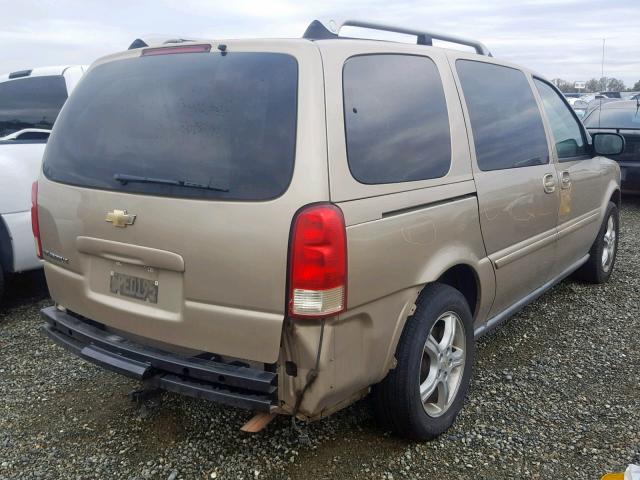 1GNDV33L95D252301 - 2005 CHEVROLET UPLANDER L TAN photo 4