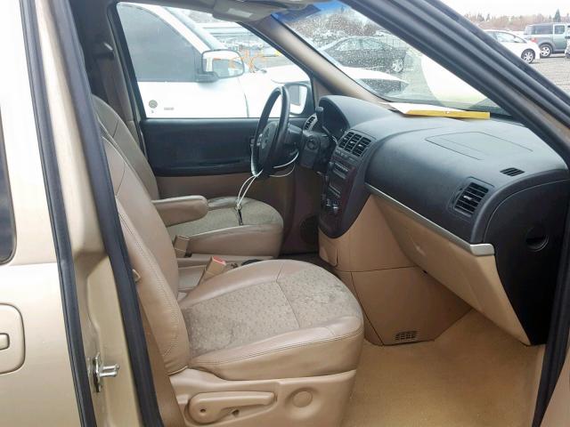 1GNDV33L95D252301 - 2005 CHEVROLET UPLANDER L TAN photo 5