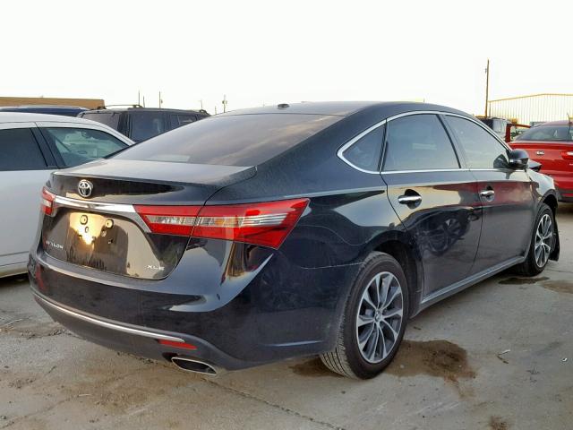 4T1BK1EB8JU273616 - 2018 TOYOTA AVALON XLE BLACK photo 4