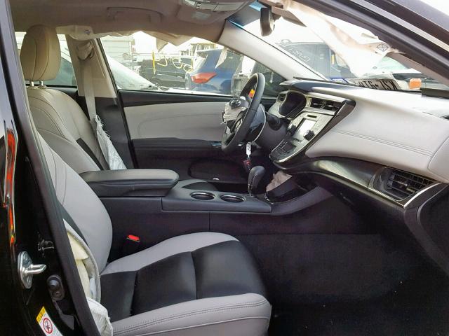 4T1BK1EB8JU273616 - 2018 TOYOTA AVALON XLE BLACK photo 5