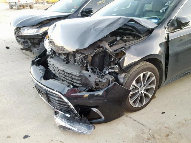 4T1BK1EB8JU273616 - 2018 TOYOTA AVALON XLE BLACK photo 9