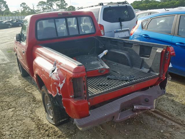 1FTCR10A0VPB13205 - 1997 FORD RANGER RED photo 3