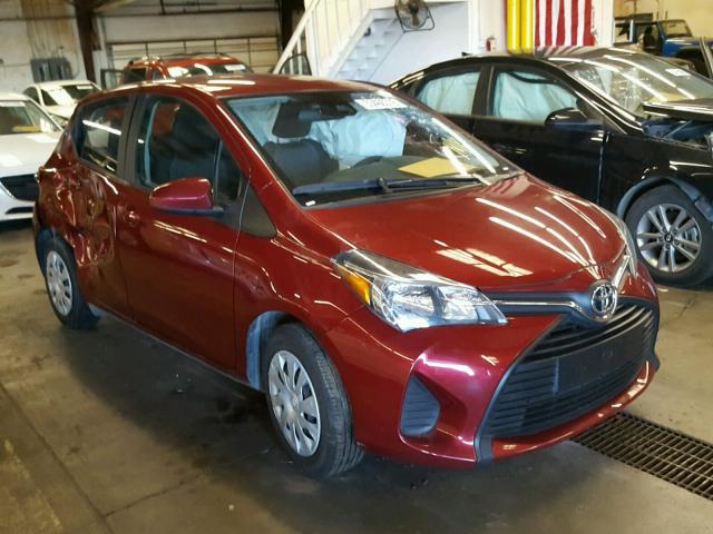 VNKKTUD31HA080370 - 2017 TOYOTA YARIS L RED photo 1