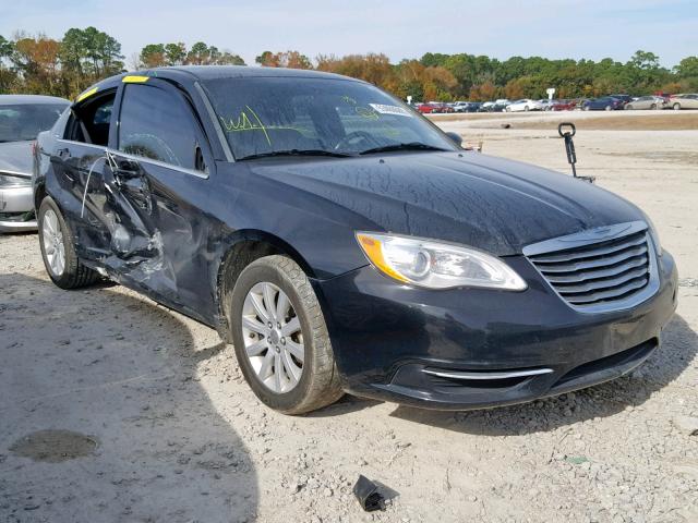 1C3CCBBB0DN614705 - 2013 CHRYSLER 200 TOURIN BLACK photo 1