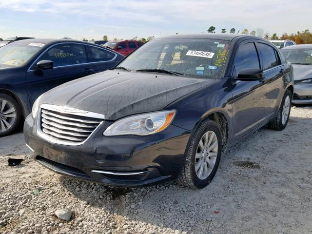 1C3CCBBB0DN614705 - 2013 CHRYSLER 200 TOURIN BLACK photo 2