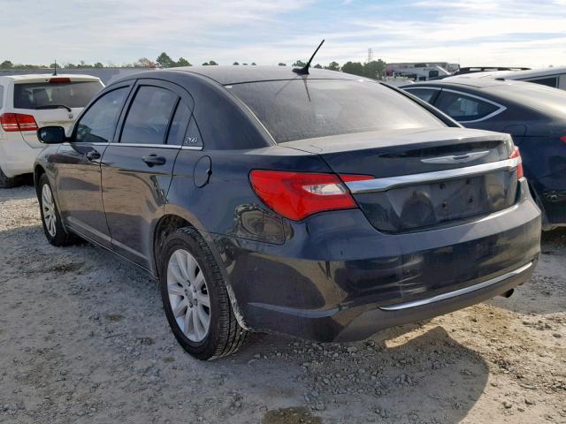 1C3CCBBB0DN614705 - 2013 CHRYSLER 200 TOURIN BLACK photo 3