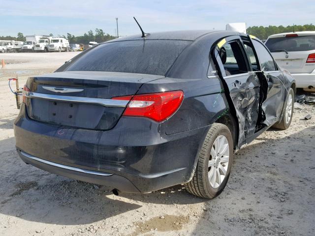 1C3CCBBB0DN614705 - 2013 CHRYSLER 200 TOURIN BLACK photo 4