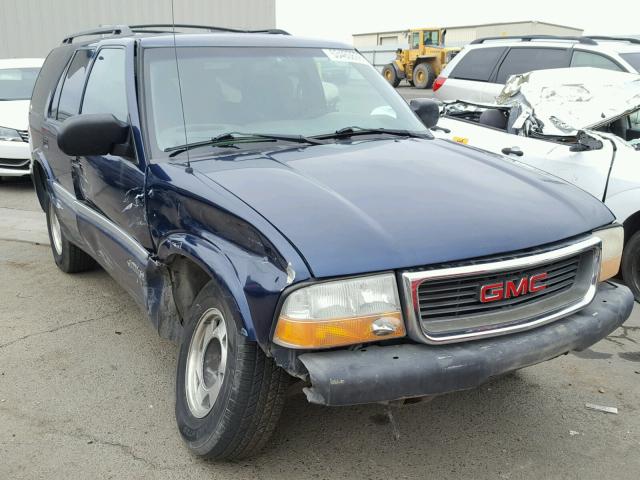 1GKCS13WX12129693 - 2001 GMC JIMMY BLUE photo 1