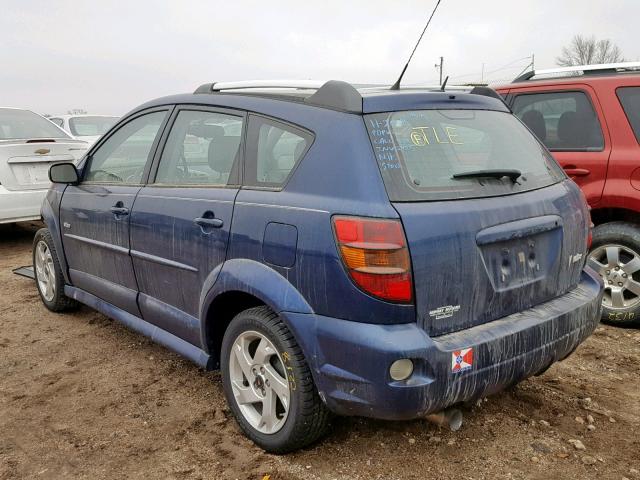 5Y2SL65808Z416252 - 2008 PONTIAC VIBE BLUE photo 3