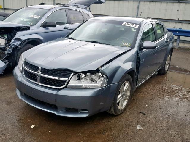 1B3CC1FB0AN231652 - 2010 DODGE AVENGER EX SILVER photo 2