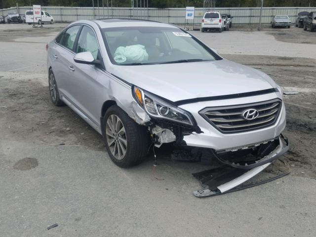 5NPE34AF8GH415667 - 2016 HYUNDAI SONATA SPO SILVER photo 1