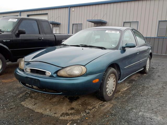 1MELM50U8VA645920 - 1997 MERCURY SABLE GS GREEN photo 2